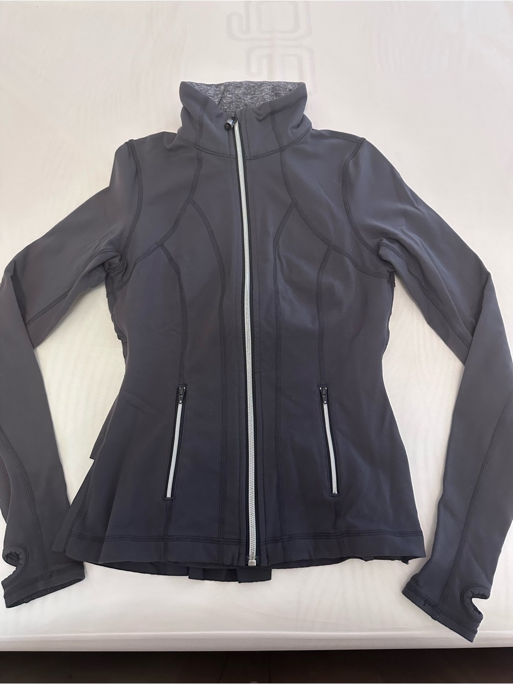 lululemon athletica Women's Slate Gray Full-Zip Utility Jacket